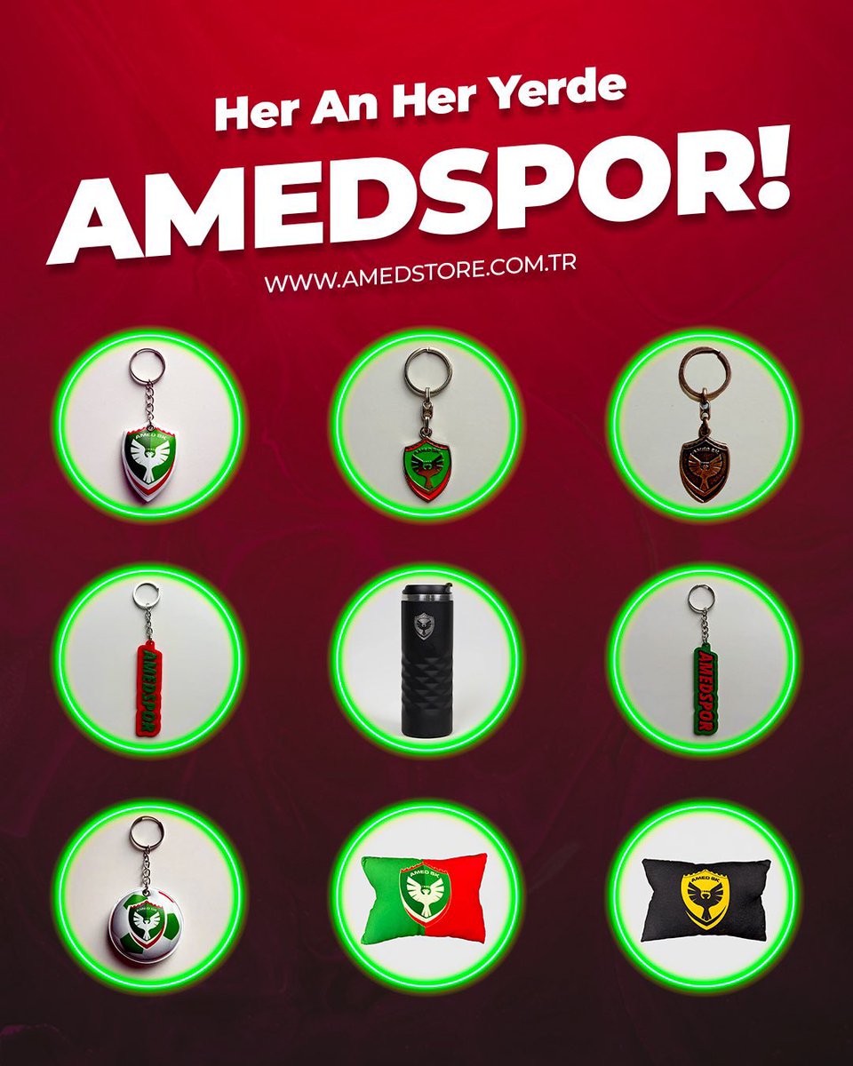 Her An Her Yerde AMEDSPOR! 💚❤️
Taraftarlığını hayatına taşı, Amedstore ürünleriyle her yerde Amedspor ruhunu yaşat!

🛒 Tüm ürünler için: amedstore.com.tr