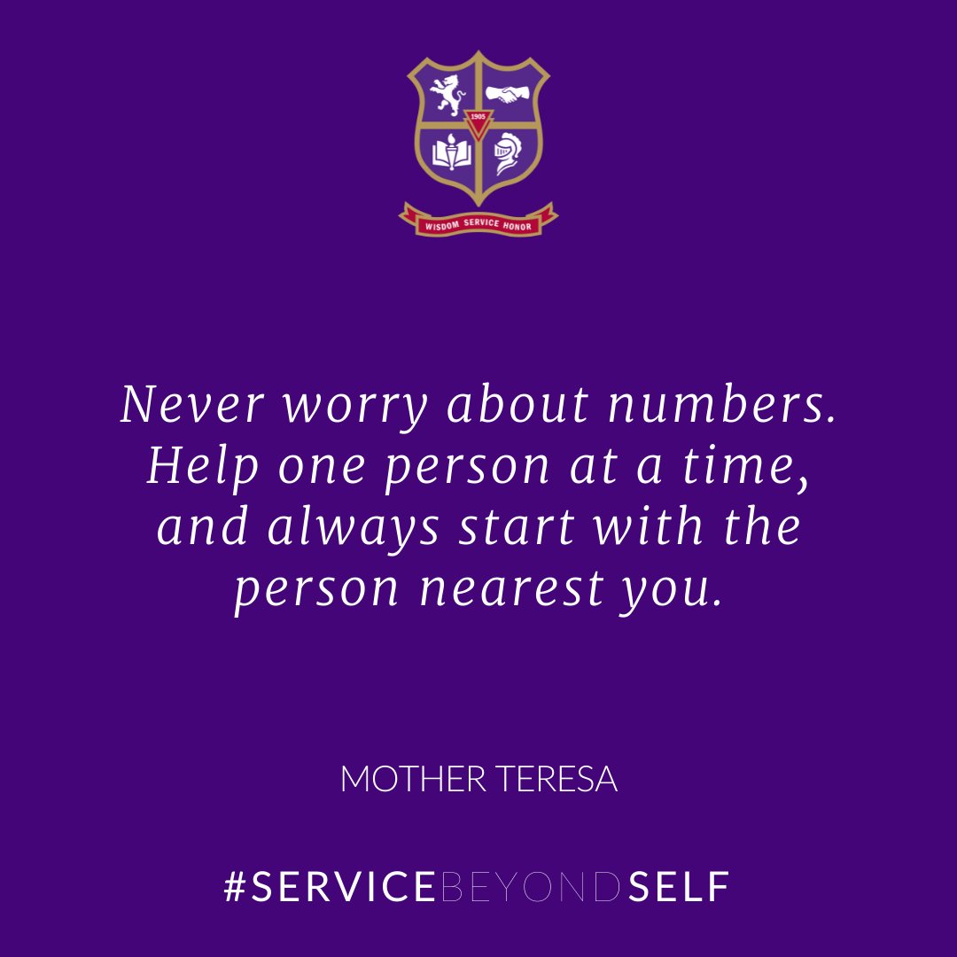 #ServiceBeyondSelf #ServiceSaturday