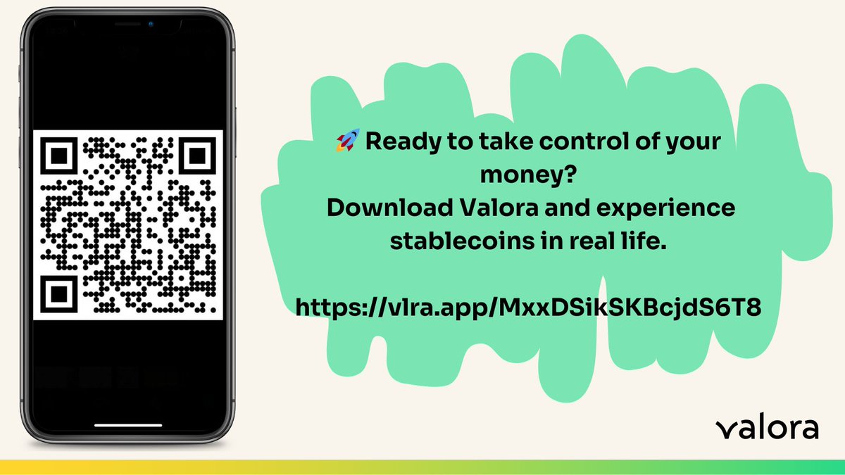 <a href="/Valora/">Valora</a> Download <a href="/Valora/">Valora</a> and experience stablecoins in real life ✅️
 vlra.app/wHLa6mFEwuG3Lx…