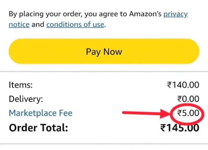 ankitjainsogani's tweet image. What is this marketplace fee @amazonIN #amazon #amazonorder