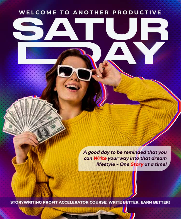 Kunam_Isemin's tweet image. A good day to be reminded that you can WRITE your way into that dream lifestyle - one STORY at a time.

#SPACOURSE