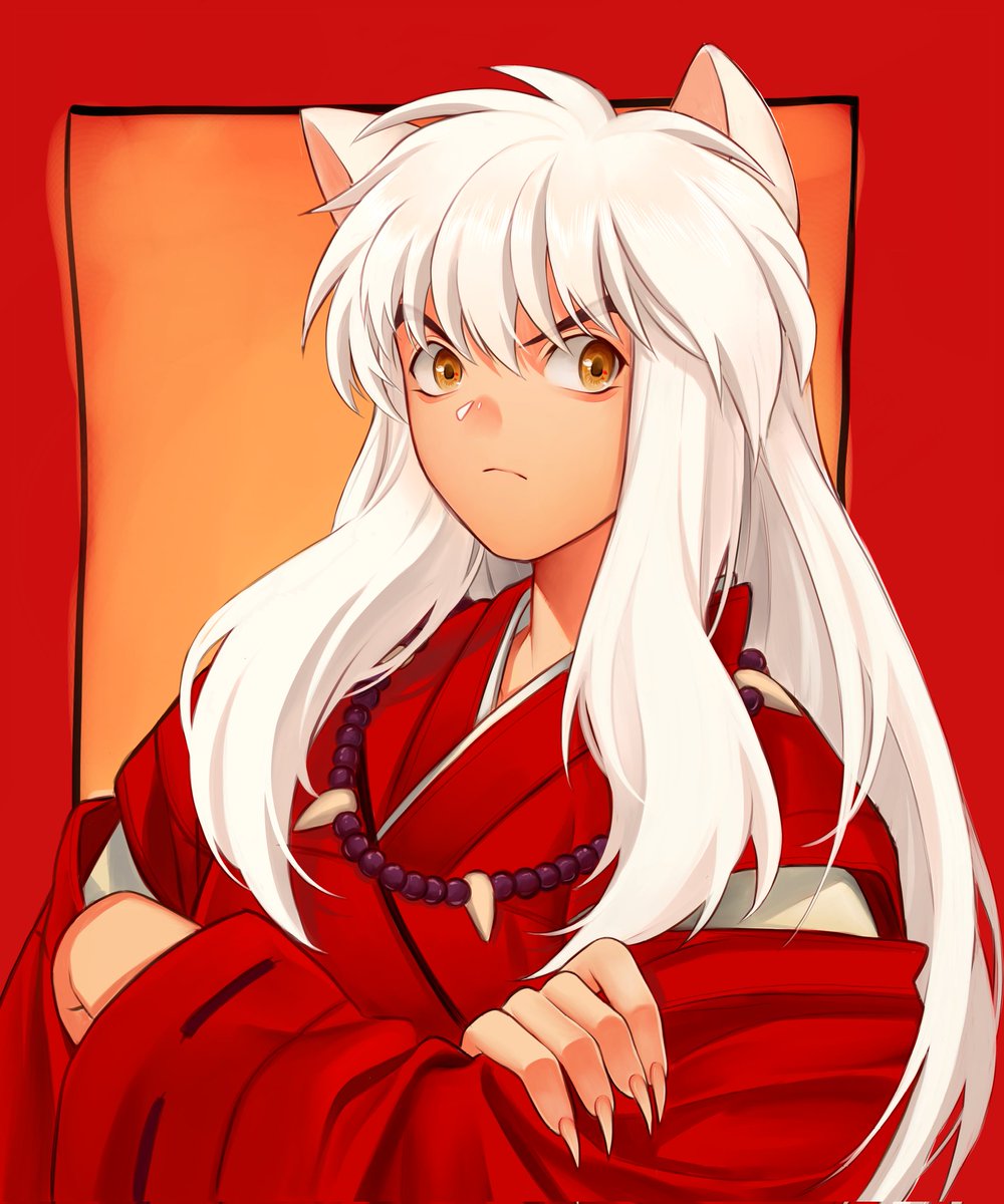 🐕📿 Inuyasha 📿🐕 

Continuing with the red theme I wanted to revisit this one from back in 2020 (⁠人⁠ ⁠•͈⁠ᴗ⁠•͈⁠)✨

Re-watching it (even if I can only find movies at the moment) is bringing me so much joy (⁠*⁠´⁠ω⁠｀⁠*⁠)♥️

#犬夜叉 #inuyasha #fanart #anime