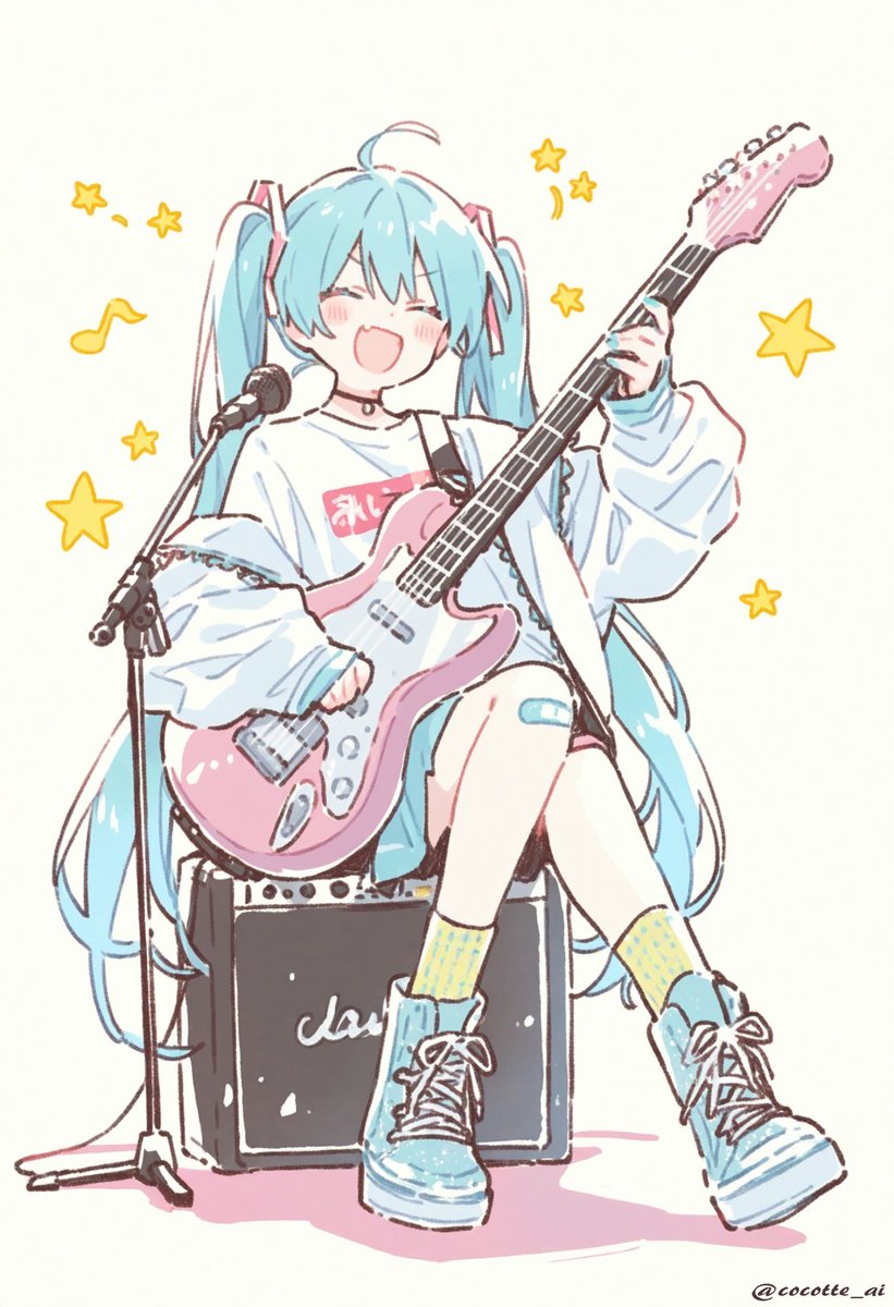#初音ミク　🌟🎸🎶