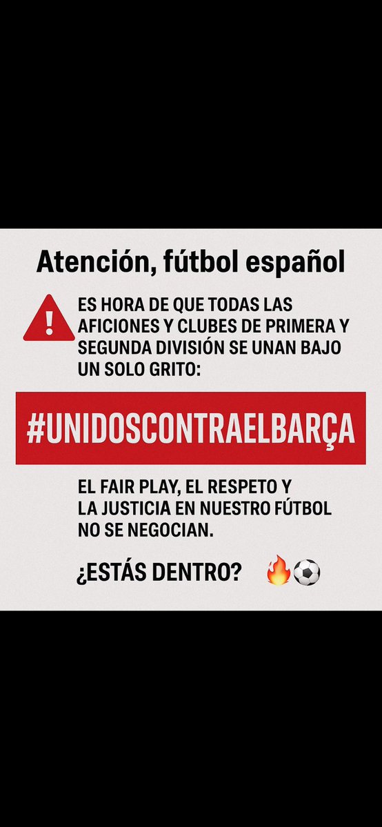 Que investiguen sus inexplicables palancas #unidoscontraelbarça #rcde