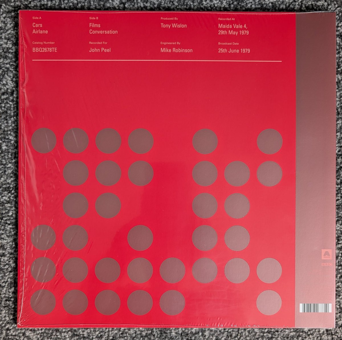 gazeaton61's tweet image. Just Arrived  John Peel Sessions 12" Clear Vinyl Gary Numan recorded Maida Vale 4, 29th May 1979. @numanofficial @beggarsarchive #johnpeelsessions #vinylrecords #myphotos