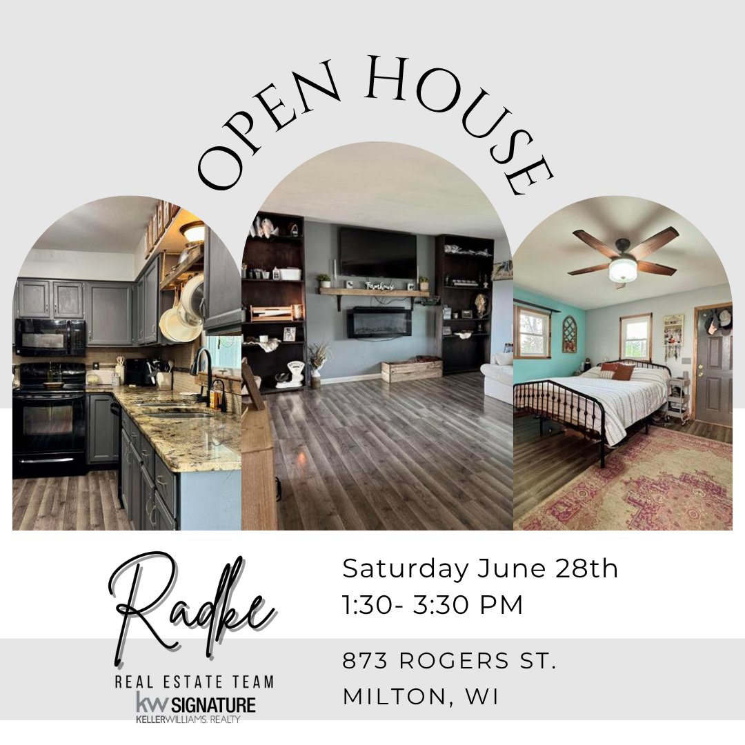 RadkeReal's tweet image. BUYERS AGENT FRIENDLY! 😍

You don’t want to miss out on this Milton home! 4 bedrooms and under $300k 🤩🤩🤩

#newlisting #ListingAlert #stagingsellshomes #buyingandselling #listingagent #kellerwilliams #realestateagent #radkerealestate