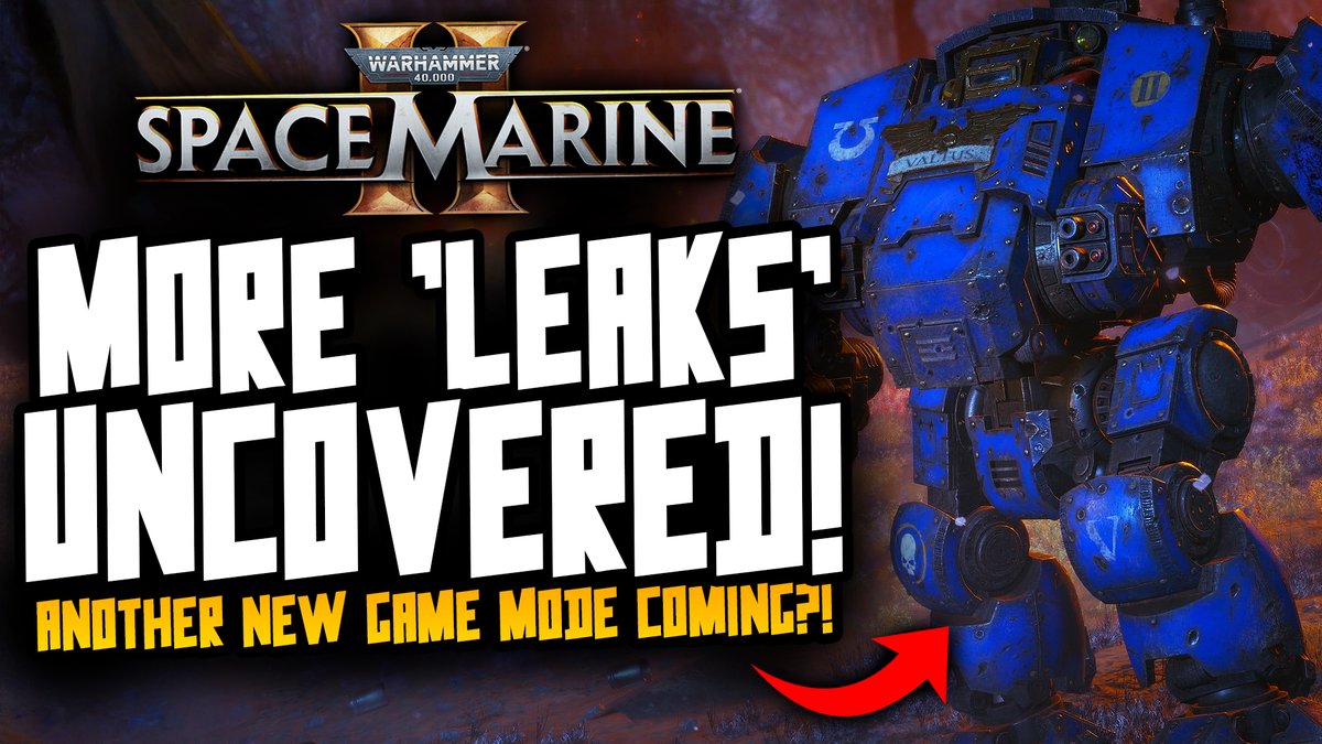 The new Space Marine 2 Patch is released and with it the Data miners have been busy finding a bunch of new content that is on the horizon! We've just got one new game mode, but how about ANOTHER?! #warhammer40k #SpaceMarine2 

youtu.be/W8GniSYsOLw