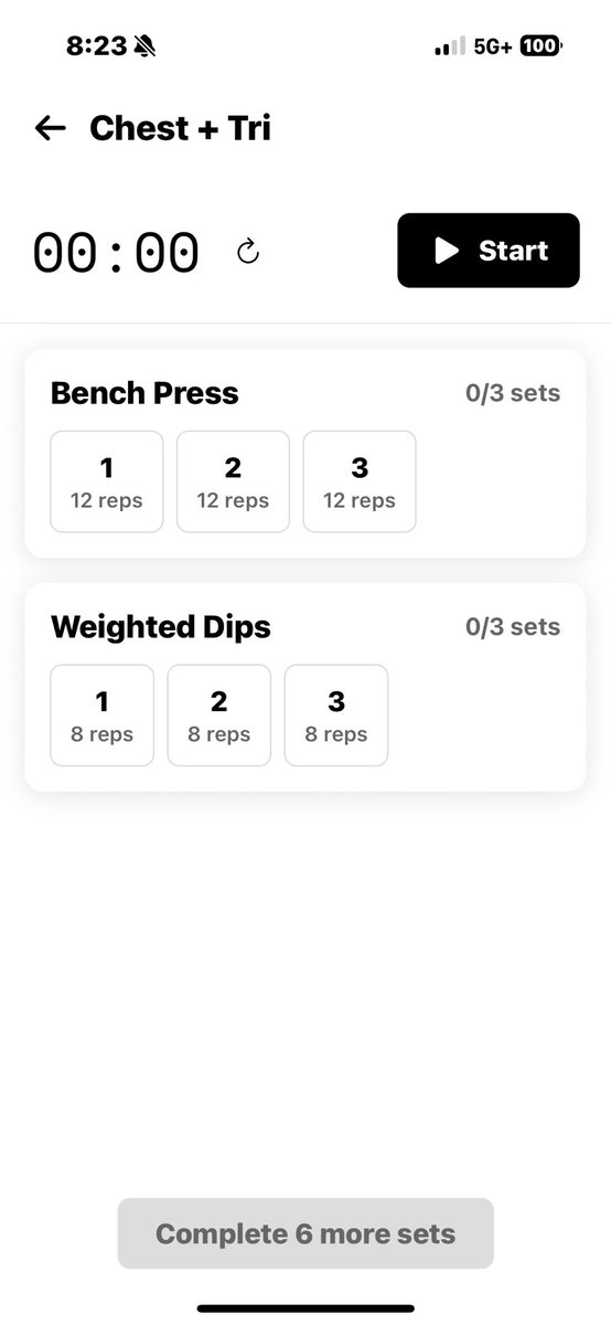 rcuffdev's tweet image. New Screen to track your current workout! How does it look?