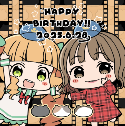 アロナ(ブルアカ) ,プラナ(ブルアカ) ,ユニ(プリコネ) 「大好きなキャラクターに大好きなお声... #小原好美 #小原好美誕生祭2025」|十月十日ちゃん🎄新人Vtuber ファンのイラスト
