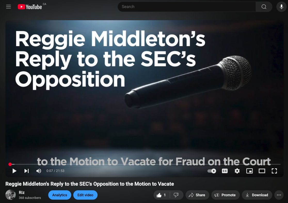 TRO Transcript Reveals SEC Misled Court to Secure Asset Freeze
 . 
    .
      .
       .
        .
         .
          .  
          .  
         🎤 
youtu.be/5Igfpd2lsB4?si…