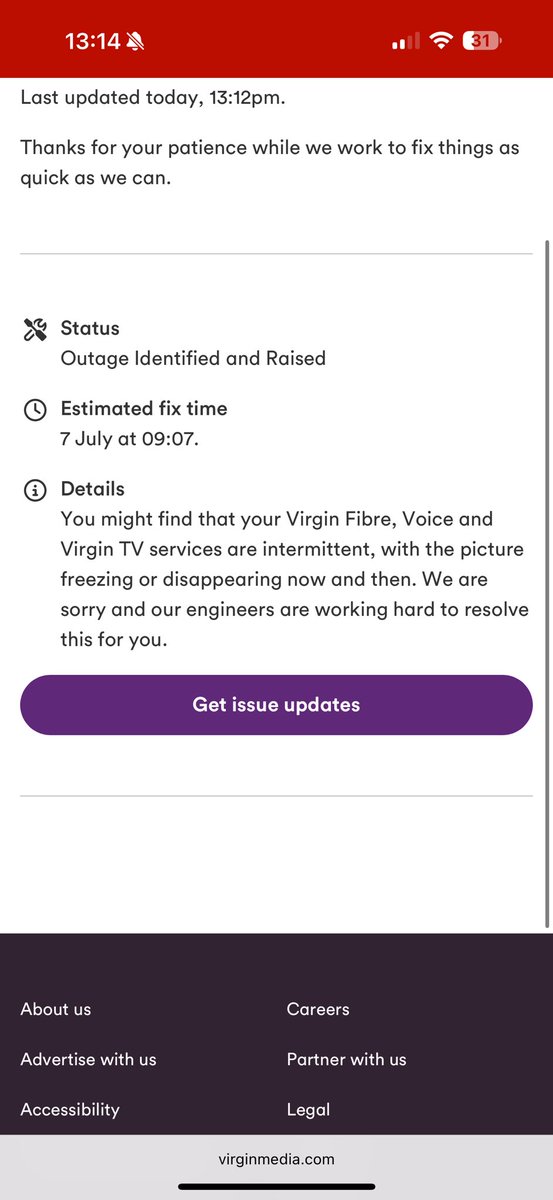 WebbzC_'s tweet photo. @virginmedia Joke of a service https://t.co/04SHK7EFwJ