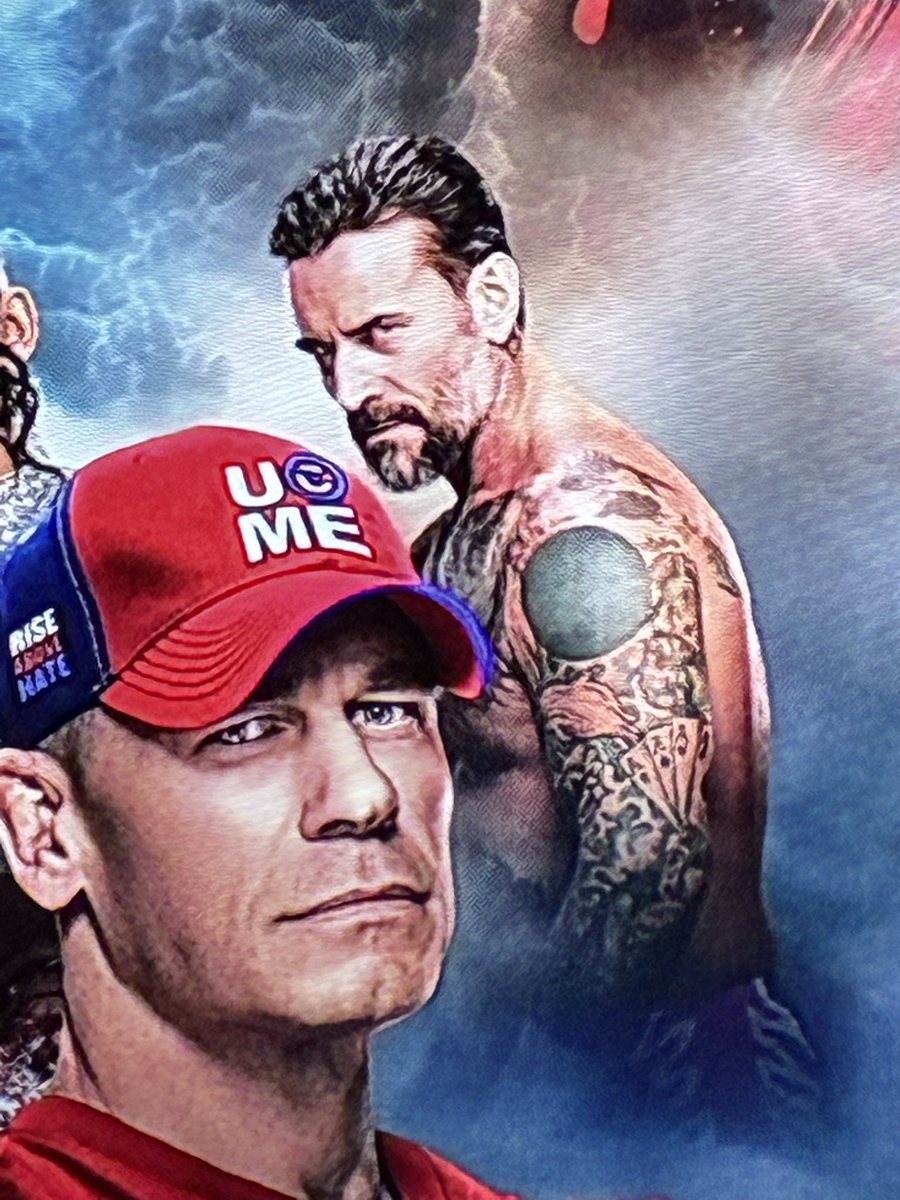 Danfisher123's tweet photo. Love that @netflix covered up CM punk’s Pepsi tattoo in picture of last years @WWE summer slam https://t.co/lmcSSX4Hit