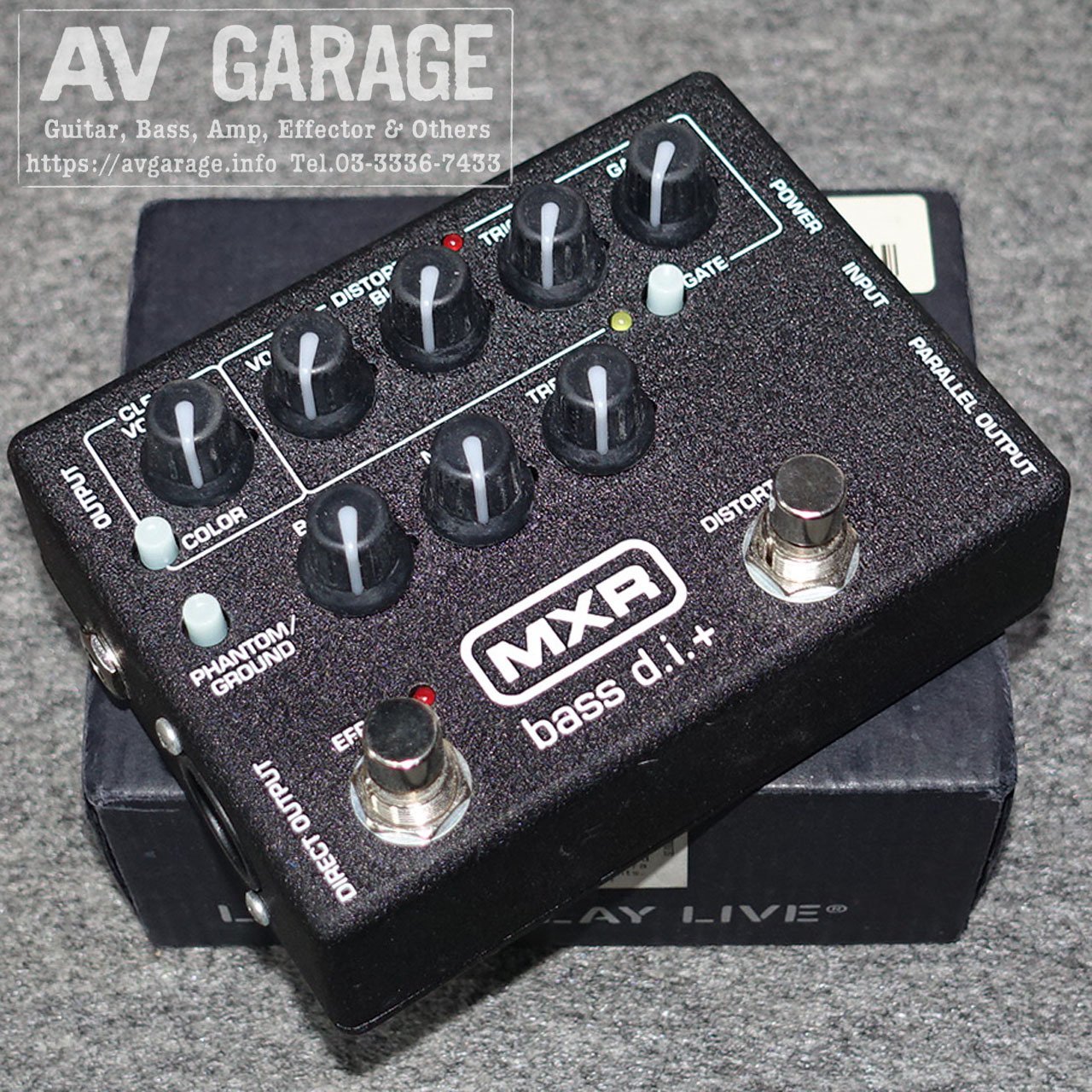 MXR bass d.i.+ ディストーションペダル Amazon | MXR M80 Bass D.I.+ ベースギター プリアンプ