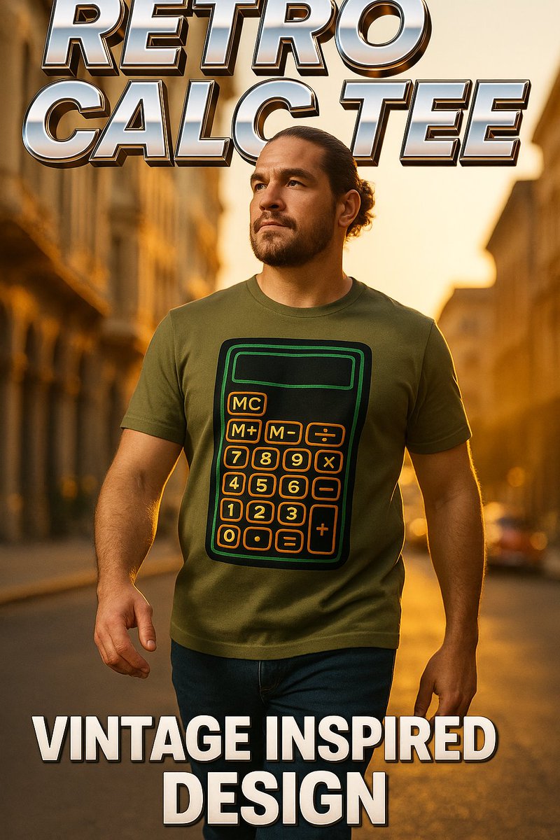 designdelight24's tweet image. Unisex Organic Cotton Neon Retro Calculator Tee | planet-kind durability in a neon-retro graphic that actually lasts. Tap link👇 designdelightstudio.myshopify.com/products/unise… #Fashion #OrganicCotton #RetroTee #GenZStyle #EcoFriendly #CalculatorTee #Streetwear #ShopSmall
