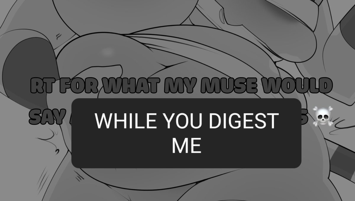 TheHungryEnvy's tweet photo. "Hmmm? Wait, what do you mean there's something on my back?"

Its a surprise she didn't notice the sizable EAT ME sign on her back at that point... And about to be quite the surprise for her soon~ https://t.co/KqOMpal3LY