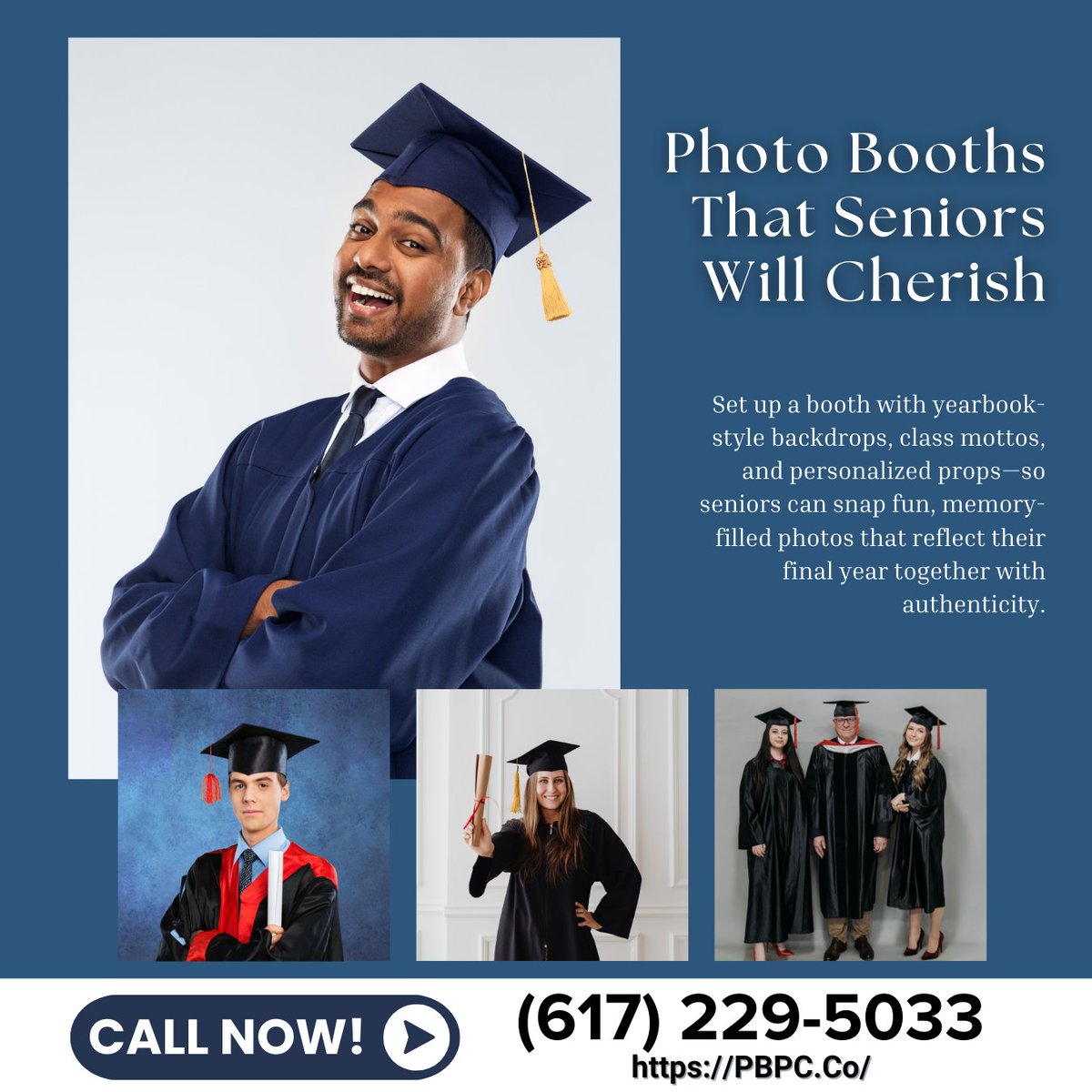 pbpc_co's tweet image. Capture the laughter, hugs, and inside jokes of senior year with a Boston MA photo booth rental for graduations. Photo Booth Picture Company makes it unforgettable. Call (617) 229-5033. #SeniorYearMemories #BostonSchoolEvents #GradVibes
