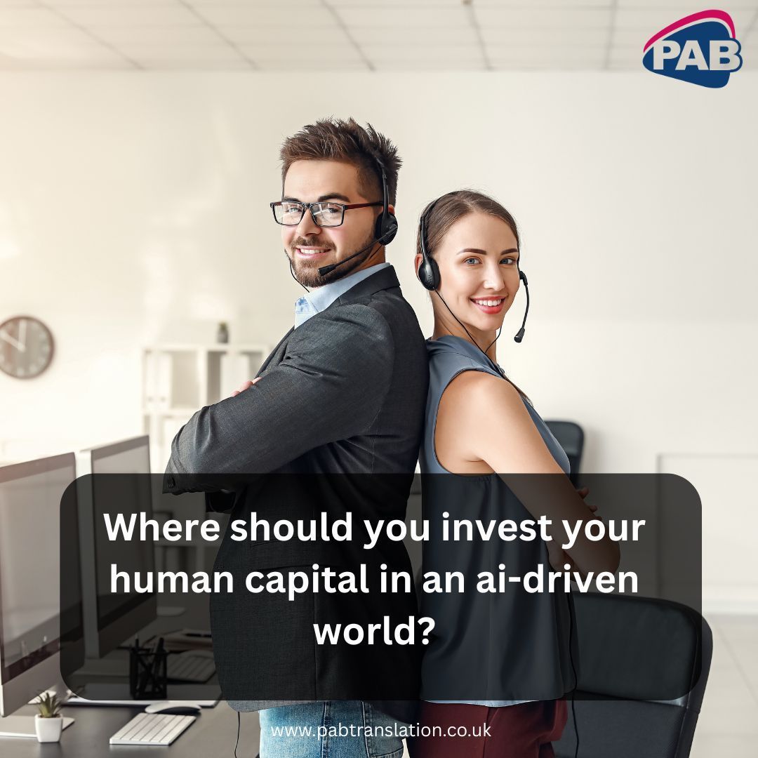 In a world run by machines, the biggest risk is losing the human touch. Discover how to keep it alive. 
👉 pabtranslation.co.uk/news/with-mach… 
#UKBusiness #Teamwork #AI