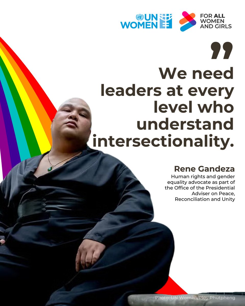 unwomenasia's tweet photo. For Rene, the call to action is clear: “We must recognize all women in their diverse and intersecting identities.".

🌈 In 🇵🇭, Rene is advancing an inclusive vision of peace that ensures no one is left behind.

Learn more👉 https://t.co/fNOeQW851M
#PrideMonth #ThePowerOfCommunity https://t.co/n7DzjR64UA