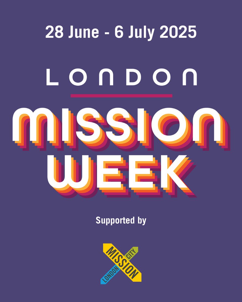 Today marks the start of London Mission Week! We're excited to see the Church in London come together, sharing the gospel across our city.

Is your church involved? Let us know in the comments!

Thinking of taking part? Find out more at missionweek.london

#LondonMissionWeek