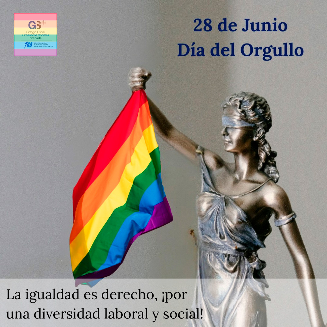 Día del Orgullo, desde el CGSGRANADA queremos recordar que la diversidad está presente en los entornos laborales 

Darle visibilidad no es una concesión ni una tendencia. Es ser coherentes con los valores de igualdad y respeto que compartimos como profesión.

#Orgullo2025