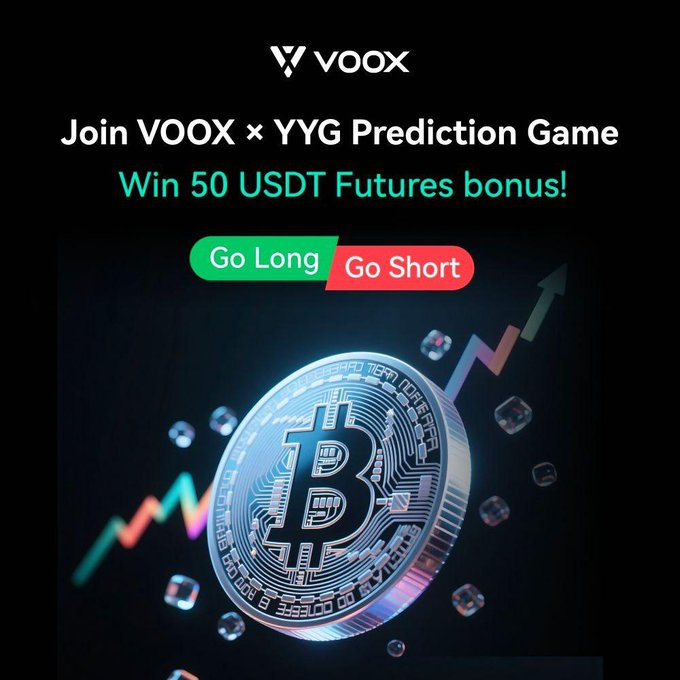 📢【VOOX × YYG 予想ゲーム開催中】
📅 日時：2025年6月27日

🎯 今日の対象ペア：SOL/USDT（先物）
相場の動きを当てて報酬をゲットしよう！

▼参加方法：
1⃣ YYGシグナルグループに参加👉 t.me/YYGcrypto
2⃣ 引用元の投稿に「LONG」または「SHORT」＋あなたのVOOX UID＋PNLスクショを返信