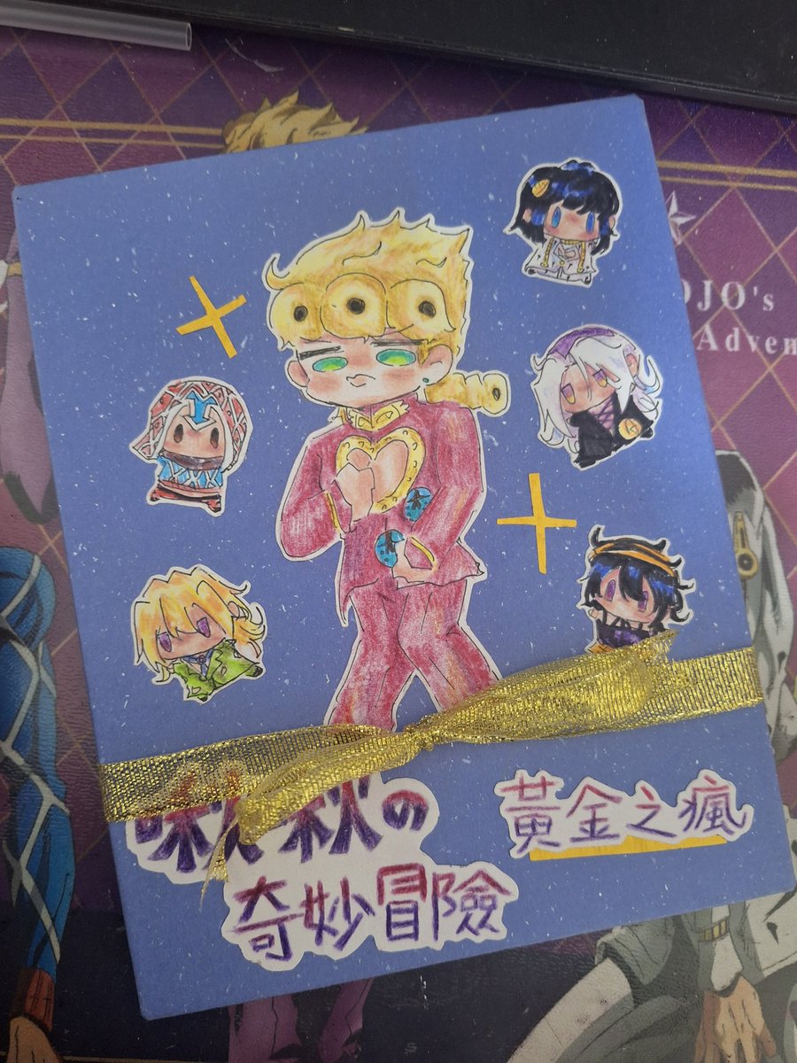joindesu0408's tweet photo. My school art work 
It's about introducing JJBA
It took me about TWO MONTHS 
FinallyAAAAAAA😭
#JJBA #ジョジョの奇妙な冒険 https://t.co/KHT4QQ4t7V