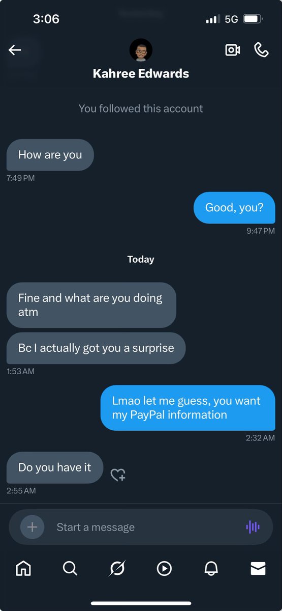 Scam alert!