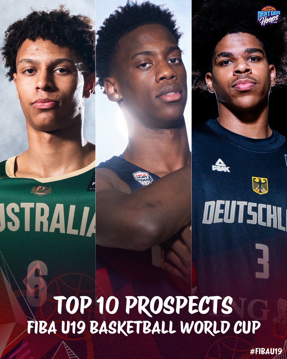 Ready for the top of the world 🌟

Top 20 prospects at the U19 World Cup: Part II 🔥

🔗 Read the full article here: fiba.basketball/en/events/fiba…

#FIBAU19