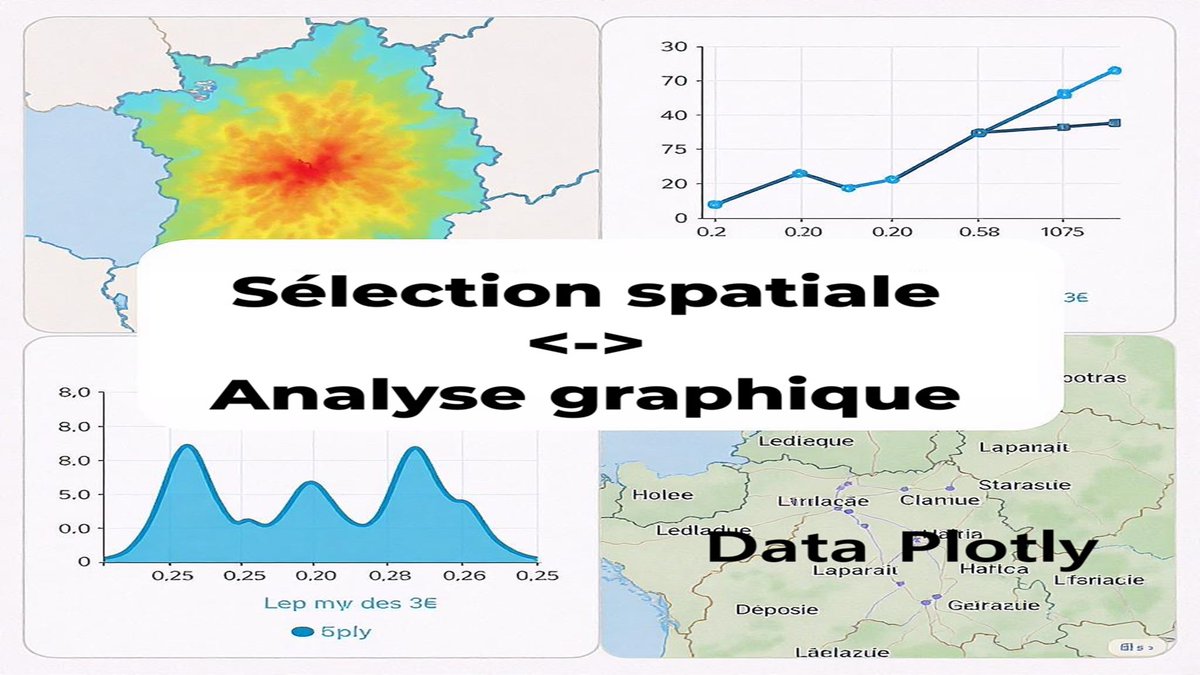 3 façons de faire parler vos données dans #QGIS cette semaine sur <a href="/SIGTerritoires/">Sig & Territoires</a> :
1️⃣ Visualiser avec Data Plotly
2️⃣ Croiser sélection spatiale + graphique
3️⃣ Exporter une série de graphiques avec #Python 
👉 sigterritoires.fr
#SIG #OpenSource #DataViz