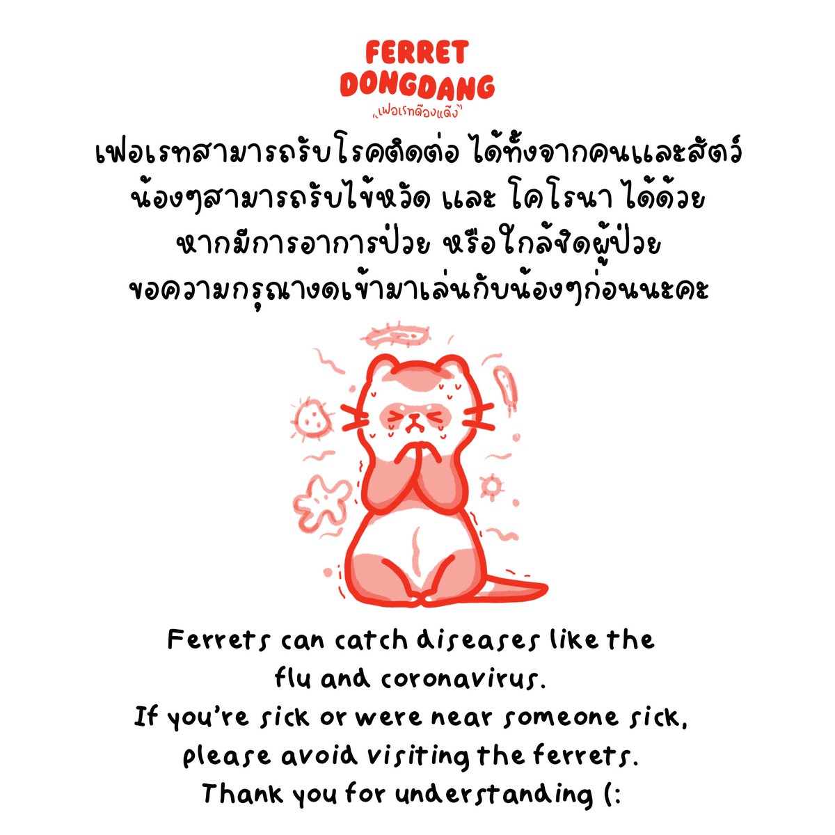 ferretdongdang's tweet image. เรียนลูกค้าทุกท่าน📢❤️
อย่าลืมอ่านข้อความนี้
และจองคิวก่อนเข้ามาเล่นนะคะ
:: จองคิวสามารถทักไลน์ @ferretdongdang มาได้เลยค่า❣️