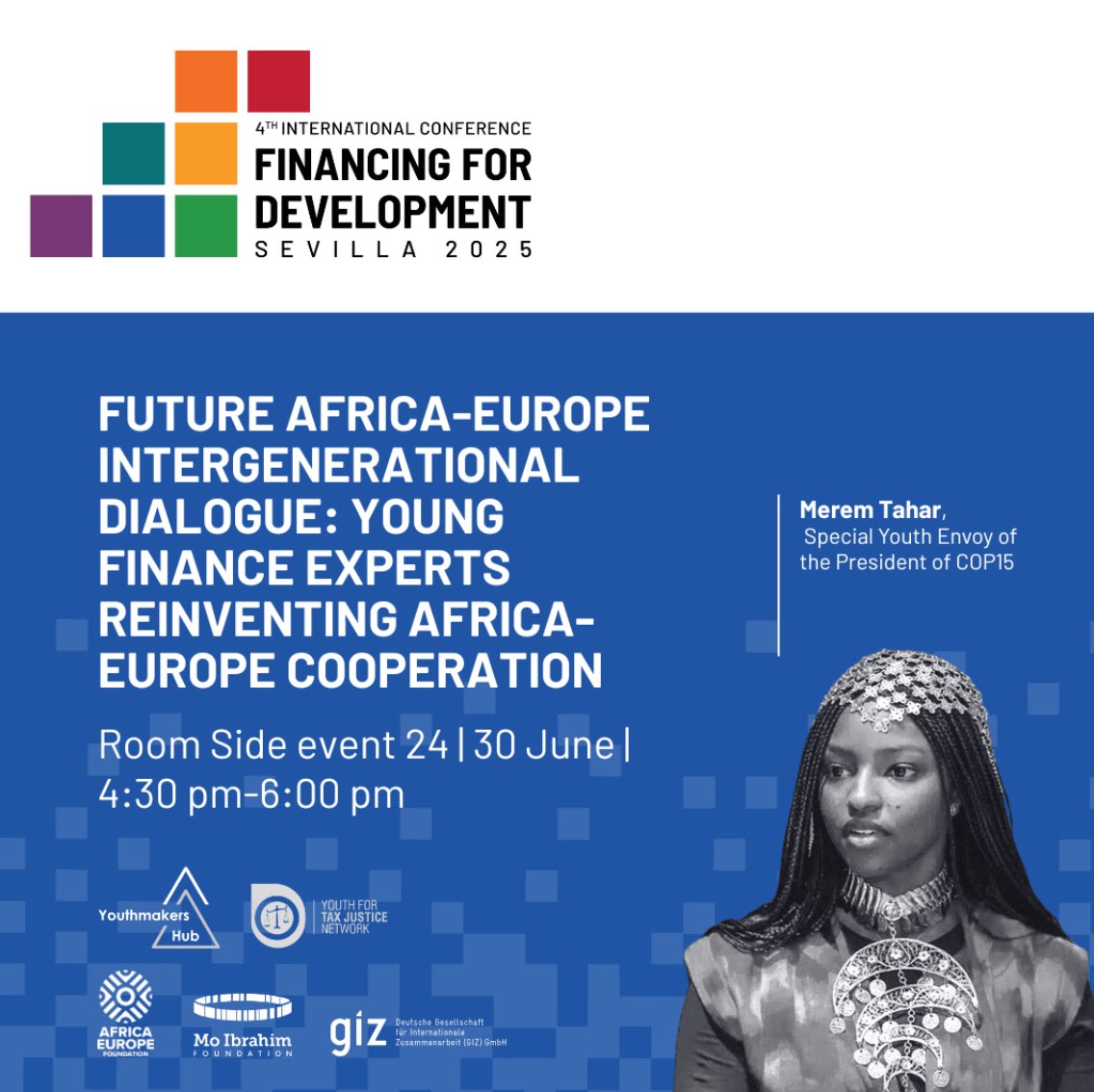I will be speaking at the panel on : “Future Africa-Europe Intergenerational Dialogue: Young Finance Experts Reinventing Africa-Europe Cooperation“ An official closed door event of #FfD4 (<a href="/UNDESA/">UN DESA</a> ) organised by <a href="/AfricaEuropeFdn/">Africa-Europe Foundation</a> 
🔗: africaeuropefoundation.org/areas-of-actio…