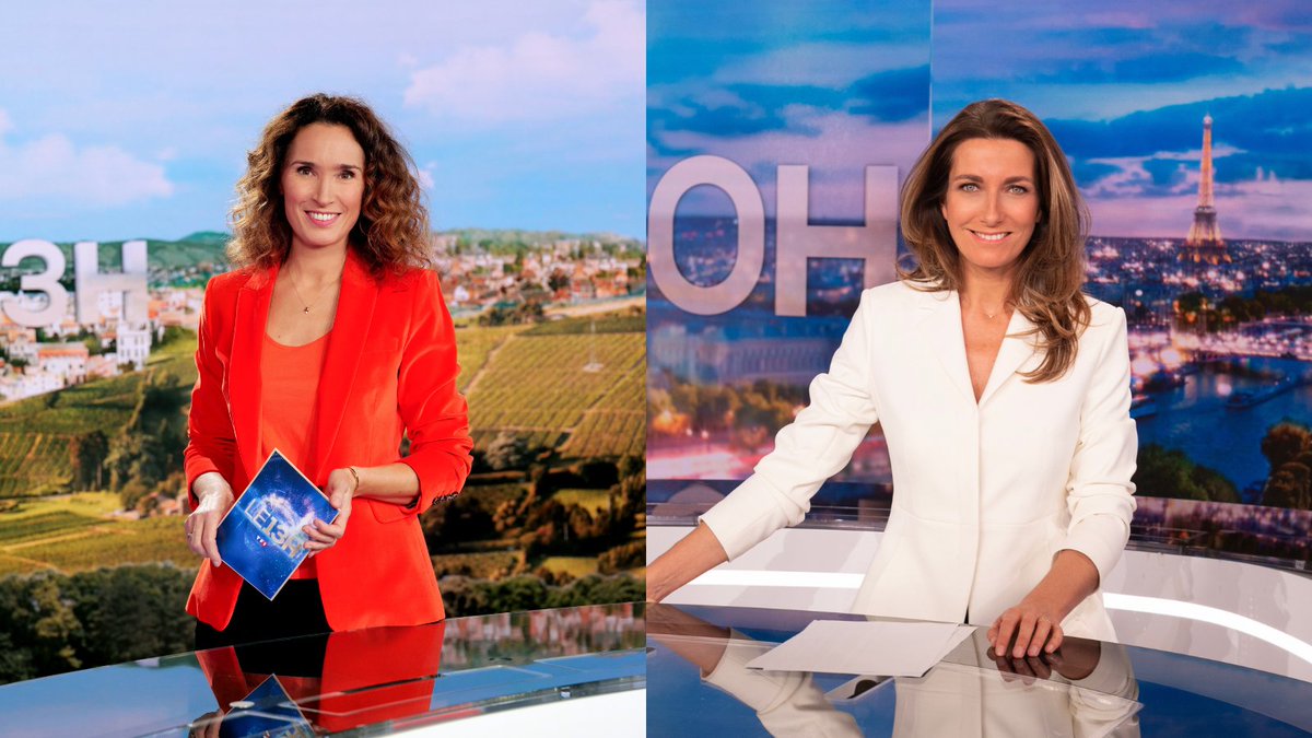 TF1 Pro (@tf1pro) on Twitter photo #Audiences <a href="/TF1/">TF1</a> <a href="/TF1Info/">TF1Info</a>
Très Large Leadership des rendez-vous de l’information
#Le13H - <a href="/MSLacarrau/">Marie-Sophie Lacarrau</a>
📌 4.3M de Tvsp
✅43.3% de PdA 4+
📈+2.1M Tvsp vs ppal concurrent
#Le20H - <a href="/ACCoudray/">Anne-Claire Coudray</a>
📌3.8M de Tvsp
✅27.5% de PdA 4+
📈+1.1M Tvsp vs ppal concurrent #Audiences <a href="/TF1/">TF1</a> <a href="/TF1Info/">TF1Info</a>
Très Large Leadership des rendez-vous de l’information
#Le13H - <a href="/MSLacarrau/">Marie-Sophie Lacarrau</a>
📌 4.3M de Tvsp
✅43.3% de PdA 4+
📈+2.1M Tvsp vs ppal concurrent
#Le20H - <a href="/ACCoudray/">Anne-Claire Coudray</a>
📌3.8M de Tvsp
✅27.5% de PdA 4+
📈+1.1M Tvsp vs ppal concurrent