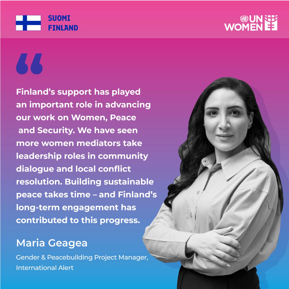 This week, we celebrated a partnership rooted in shared goals. 
With #Finland 🇫🇮, <a href="/UN_Women/">UN Women</a> contributed to #Lebanon’s🇱🇧 peace efforts by investing in women   mediators, institutions&amp; decision-making.

The work continues, thank you, Finland.
#WPS #FundingEquality 
<a href="/finlandinbeirut/">Embassy of Finland in Beirut</a>