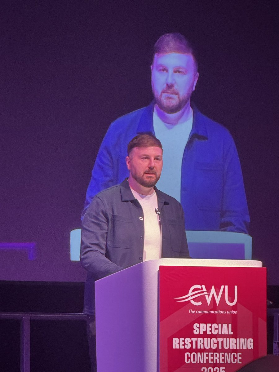 “Don’t abandon us, stick with us, we will make a difference” <a href="/ChrisWebbMP/">Chris Webb MP</a> for Blackpool and CWU member, opening <a href="/CWUnews/">CWU</a> conference. Solidarity <a href="/BranchInvicta/">CWU Kent Invicta</a> <a href="/SittSheppLabour/">SittSheppLabour</a>