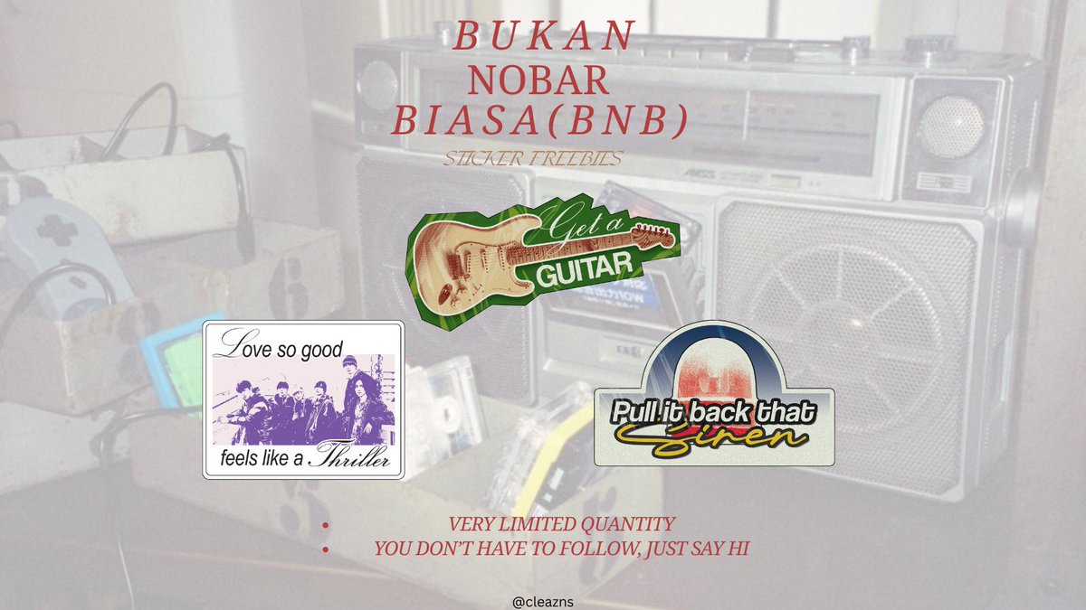 BNB freebies special by admin cleazns ^^

vv limited qty ya gais jadi siapa cepat dia dapat <3 kalo ketemu colek aja akunya yaah

see u briize!