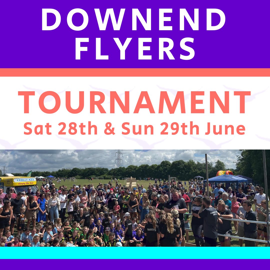 DownendFlyersFC's tweet photo. 🎉 Flyers Tournament Weekend is underway!

⚽ Two days of girls’ &amp; women’s football, from U7s to seniors!

💜 Have fun, stay hydrated, support our stalls, and enjoy the vibes!

🙏 Huge thanks to all our volunteers &amp; amazing sponsors!

#FlyersFamily #GirlsFootball #WomensFootball https://t.co/ioFC78CYog