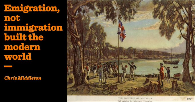David Atherton (@daveatherton20) on Twitter photo An excellent piece from <a href="/ChrisMid/">Chris Middleton</a> Middleton. He believes "The UK wasn’t built by immigrants, but British emigrants built the world".
If you look at the "Anglosphere: the USA, Canada, Australia, New Zealand, was not just shaped by British emigrants; it was, in many cases, founded An excellent piece from <a href="/ChrisMid/">Chris Middleton</a> Middleton. He believes "The UK wasn’t built by immigrants, but British emigrants built the world".
If you look at the "Anglosphere: the USA, Canada, Australia, New Zealand, was not just shaped by British emigrants; it was, in many cases, founded