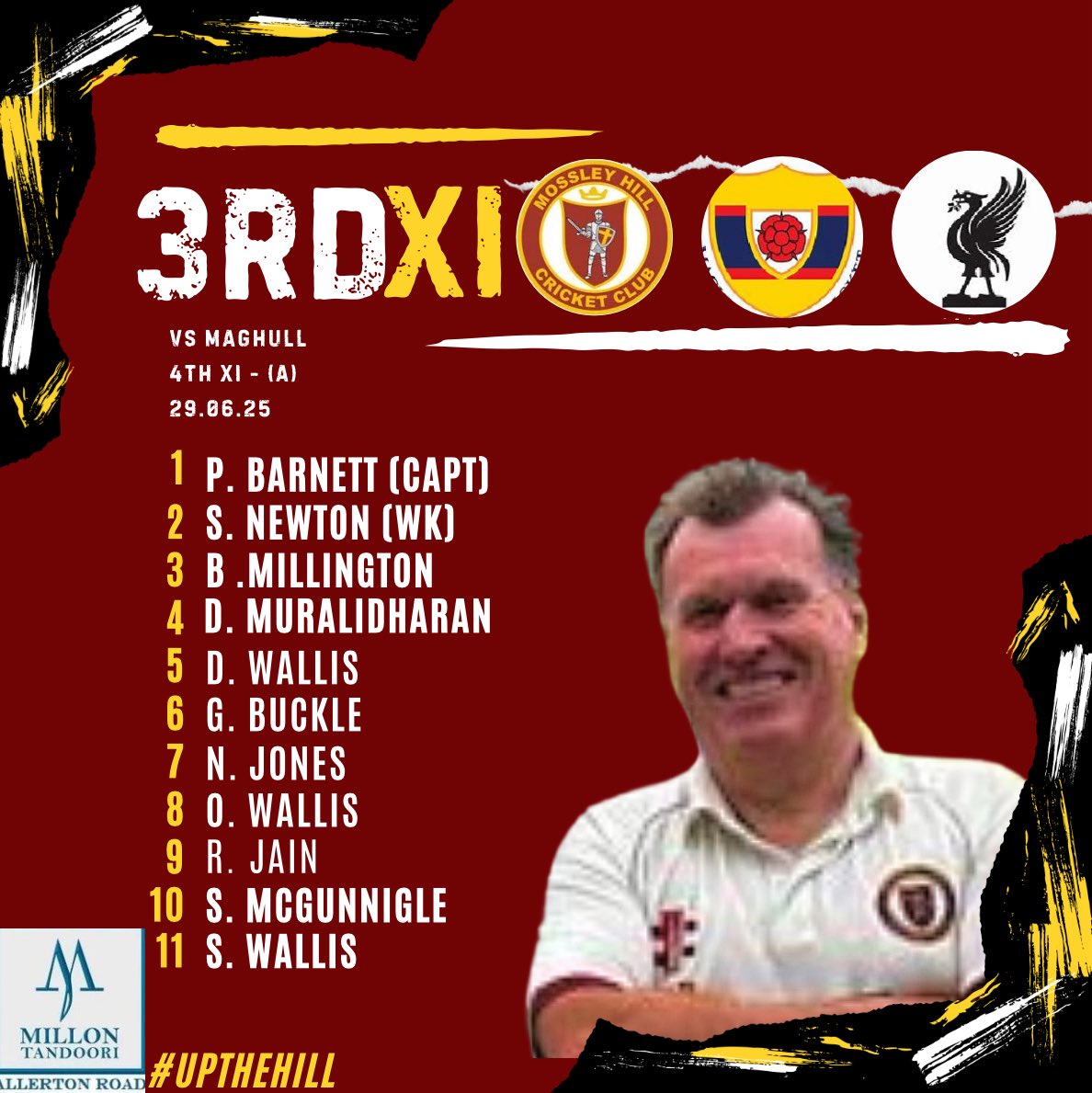 Game week 11 lineups 🏏

#Liverpool #Cricket #Upthehill