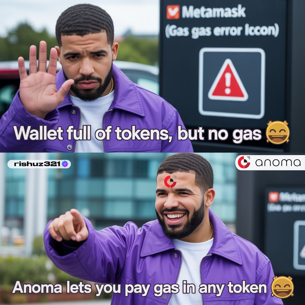🧵 Day 2 – Anoma Yapping Series

Post F

Me on every other chain:
💰 “Wallet: $500 worth of tokens”
🚫 “No ETH for gas”
🔁 “Switch network”
🛑 “Approve again… and again…”
😩 Me: “Bro… I’m rich but can’t even move.”

POV: You’re using <a href="/anoma/">Anoma</a> 😎
🙋‍♂️ Intent: “Swap X ➝ Y under Z