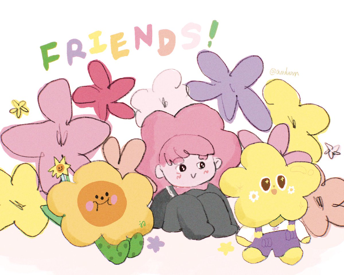 Neona, Jaidee and Ceri in their flower comfort zone 🌼🌸🌻

(I think they will be good friends!!)

#SkyNani #JoongDunk #AouBoom
#Neona #Jaidee #Ceri