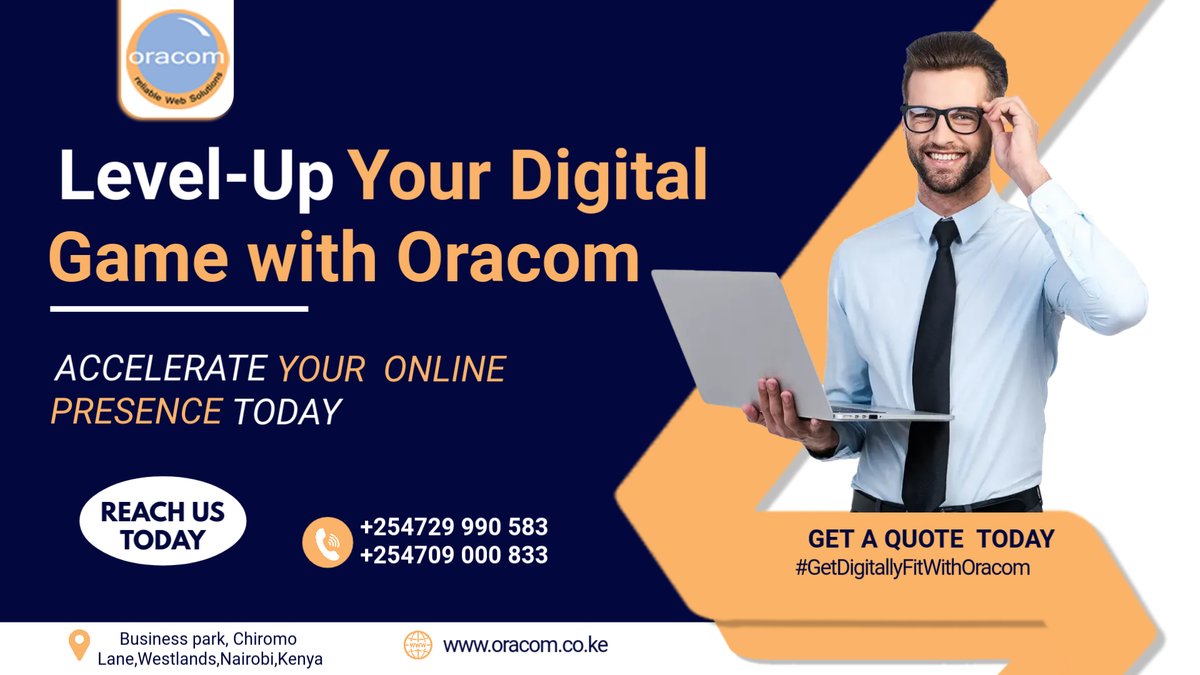 Your Website Is More Than a Digital Brochure It’s your 24/7 storefront, brand voice, and sales tool all rolled into one. Let’s build something that works for you, even while you rest.
Get a quote lnkd.in/dsPQhvAX or Call 0729990583 or WhatsApp +254709000833 for more