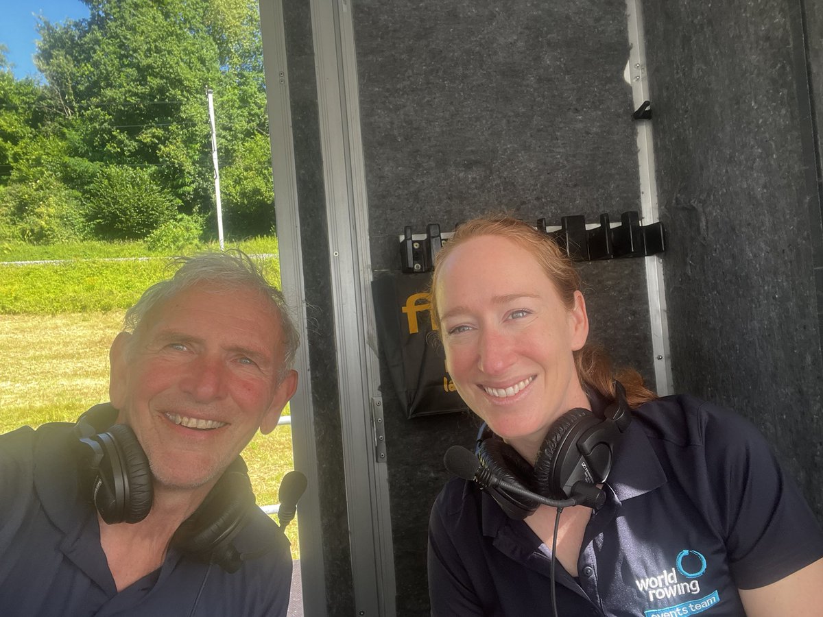 martcrossy's tweet image. So excited to be back on live stream commentary with Sarah Cook for the semi finals of World Rowing Cup Lucerne follow on @WorldRowing from 1030 CEST