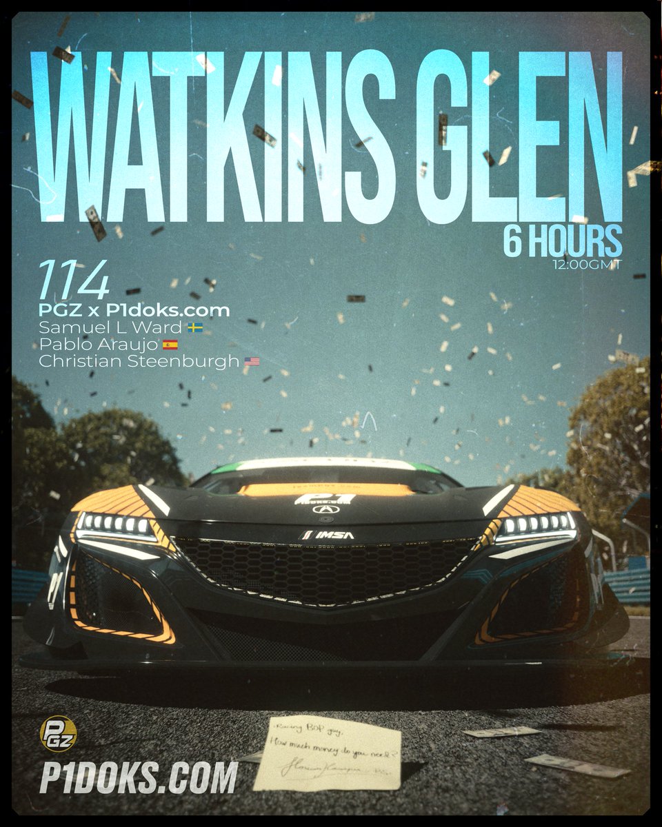iRacing <a href="/vcoesports/">VCO 🕹🏎</a> 6H of Watkins Glen.
Hopefully the Acura give us a extra with the fuel for let us fight.

Let’s pray also for non especial Prototype drivers 🩼
