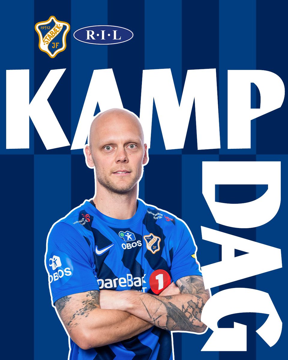 💙⚽️ Kampdag ⚽️💙
🏆 OBOS-ligaen runde 13
🆚 Ranheim
🏟️ Nadderud Stadion
🕙 Kampstart 16.00
🥤Pubtelt fra 14.00
🎟️ Stabak.no/billetter