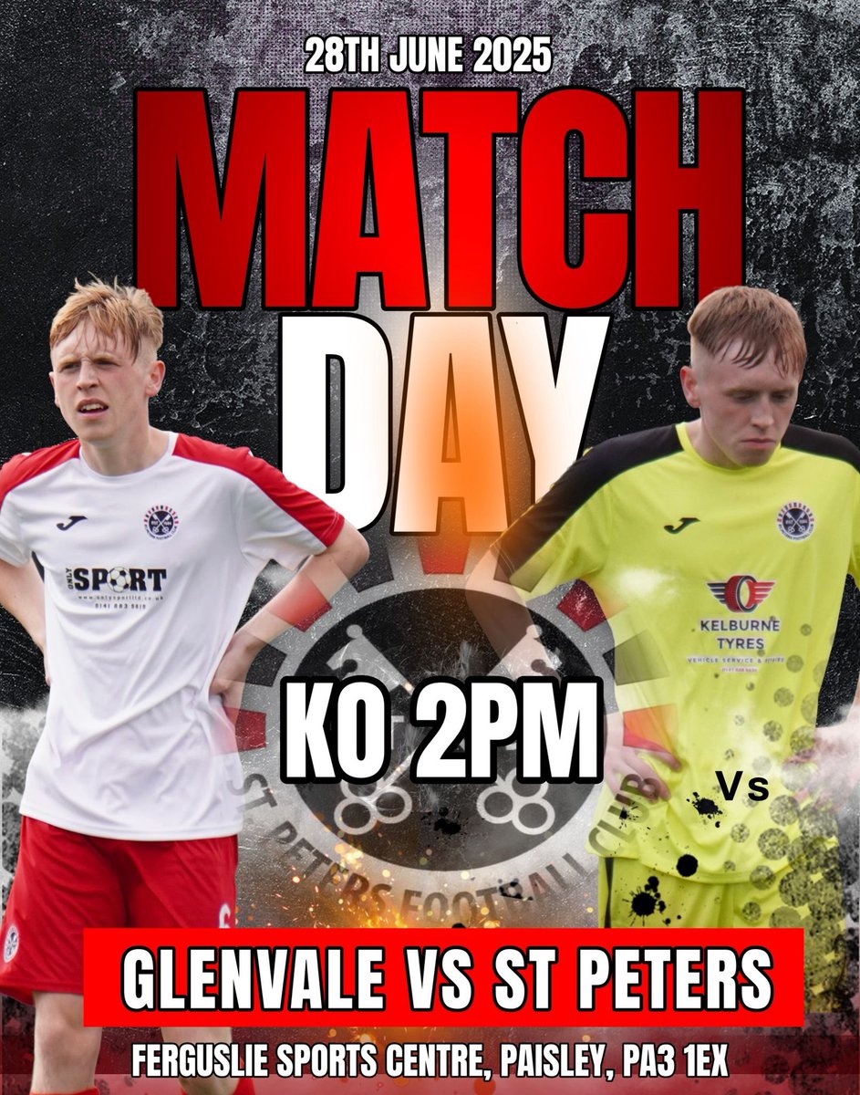 St Peters FC U20s Development Squad (@stpu20s) on Twitter photo Missed your football? Why not pop along to Ferguslie watch us face local side <a href="/GlenvaleAFC67/">Glenvale AFC</a> in our first pre-season game of the season. Missed your football? Why not pop along to Ferguslie watch us face local side <a href="/GlenvaleAFC67/">Glenvale AFC</a> in our first pre-season game of the season.