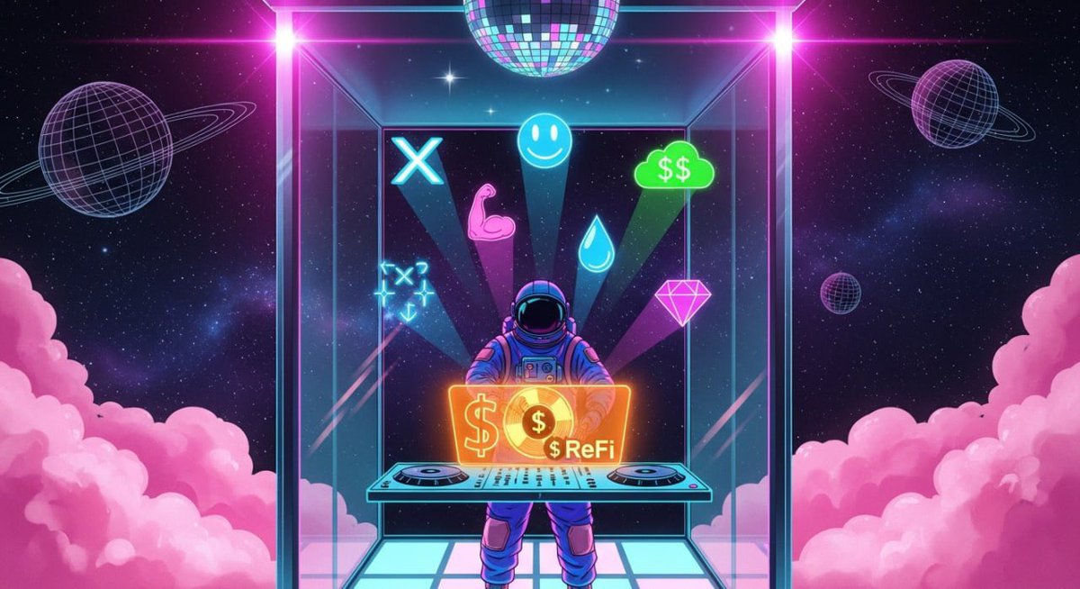 <a href="/Jeremyybtc/">Jeremy</a> Gm From $ReFi

Now that’s $ReFi for you 
Rewarding you across chains 
Incentives that are extra valuable 

✅ Asset-backed memecoin economy
✅ Cross-chain rewards via <a href="/universalxyz/">tokoanggur</a>
✅ Launching on <a href="/bonkdotfun/">bonk</a>
✅ 1% of creator earnings go back to holders

Website-
