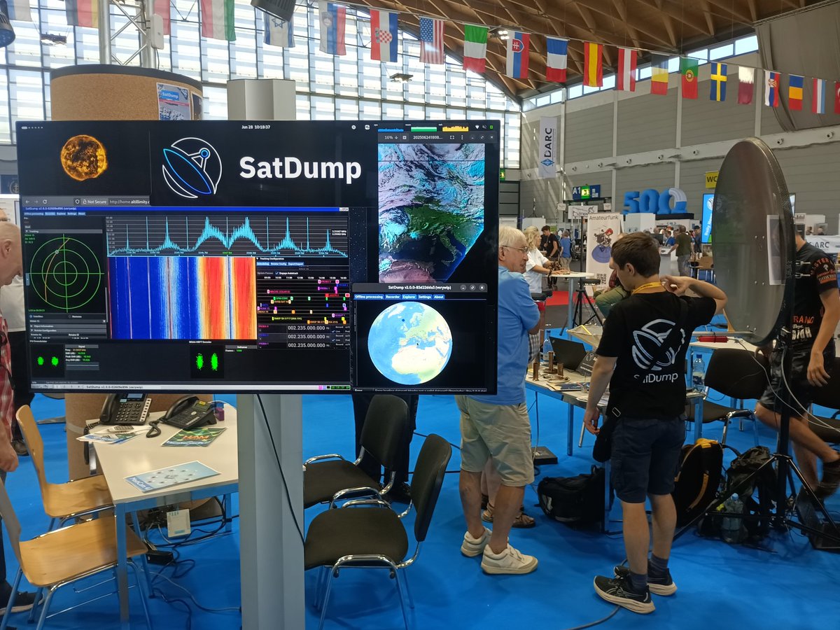 lego11 📡 (@original_lego11) on Twitter photo Receiving NOAA-15 live with #SatDump and <a href="/aang254/">Aang254 (🦋 aang23.satdump.org)</a> 's remotely controlled ground station at #FDH2025 ! Receiving NOAA-15 live with #SatDump and <a href="/aang254/">Aang254 (🦋 aang23.satdump.org)</a> 's remotely controlled ground station at #FDH2025 !