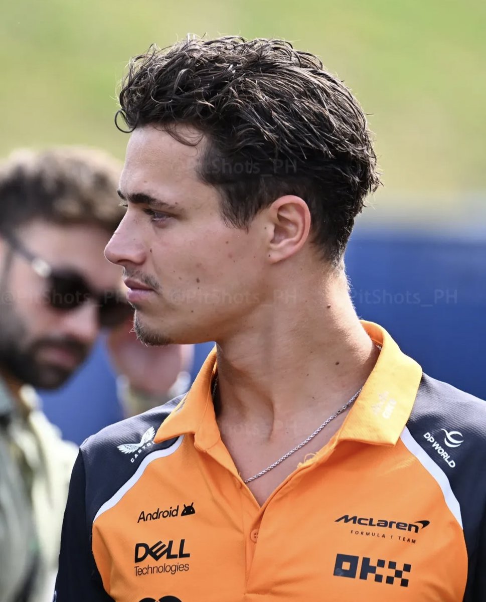 lando arrived for quali day 🧡