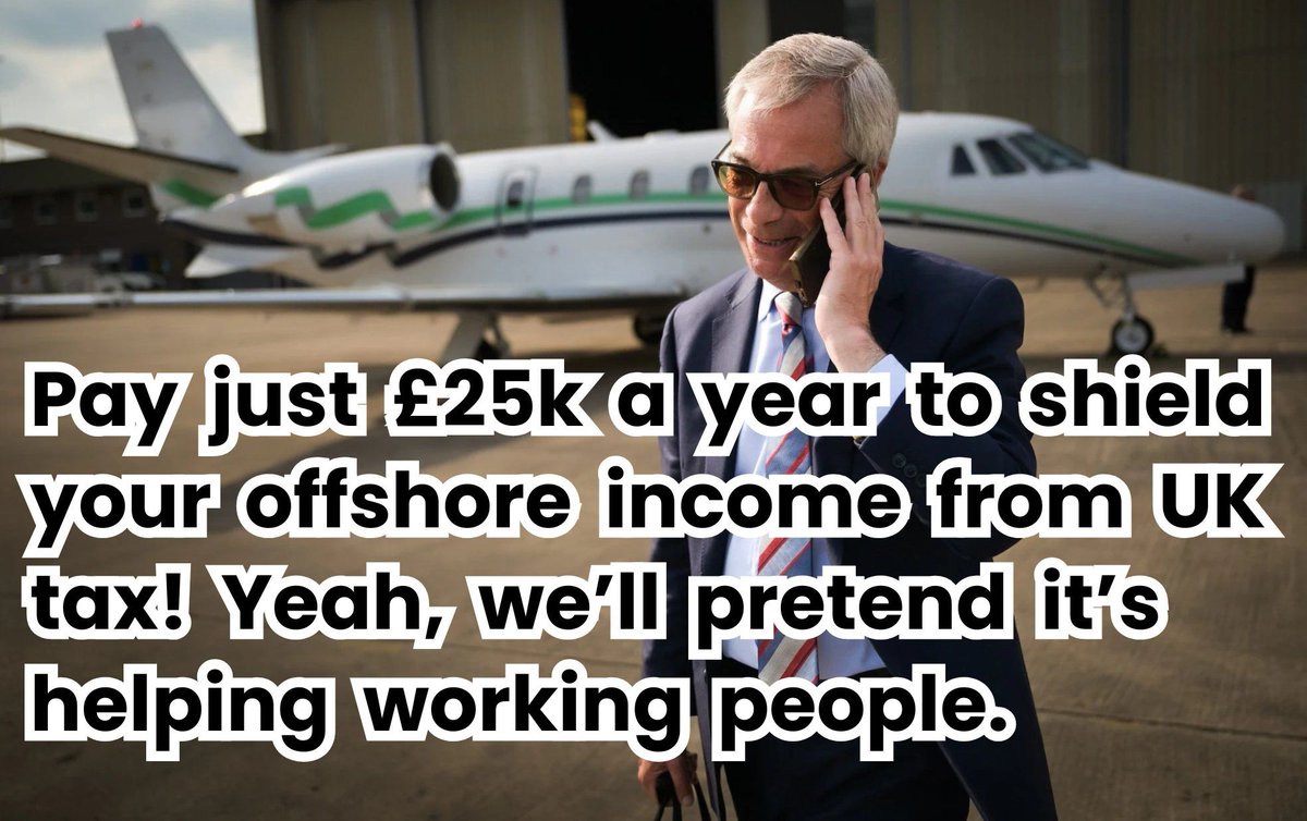 I’m mystified why aged multi-millionaire Rod Stewart should suddenly support the Reform Party, after they announced thier policy to allow multi-millionaires to live effectively tax-free.