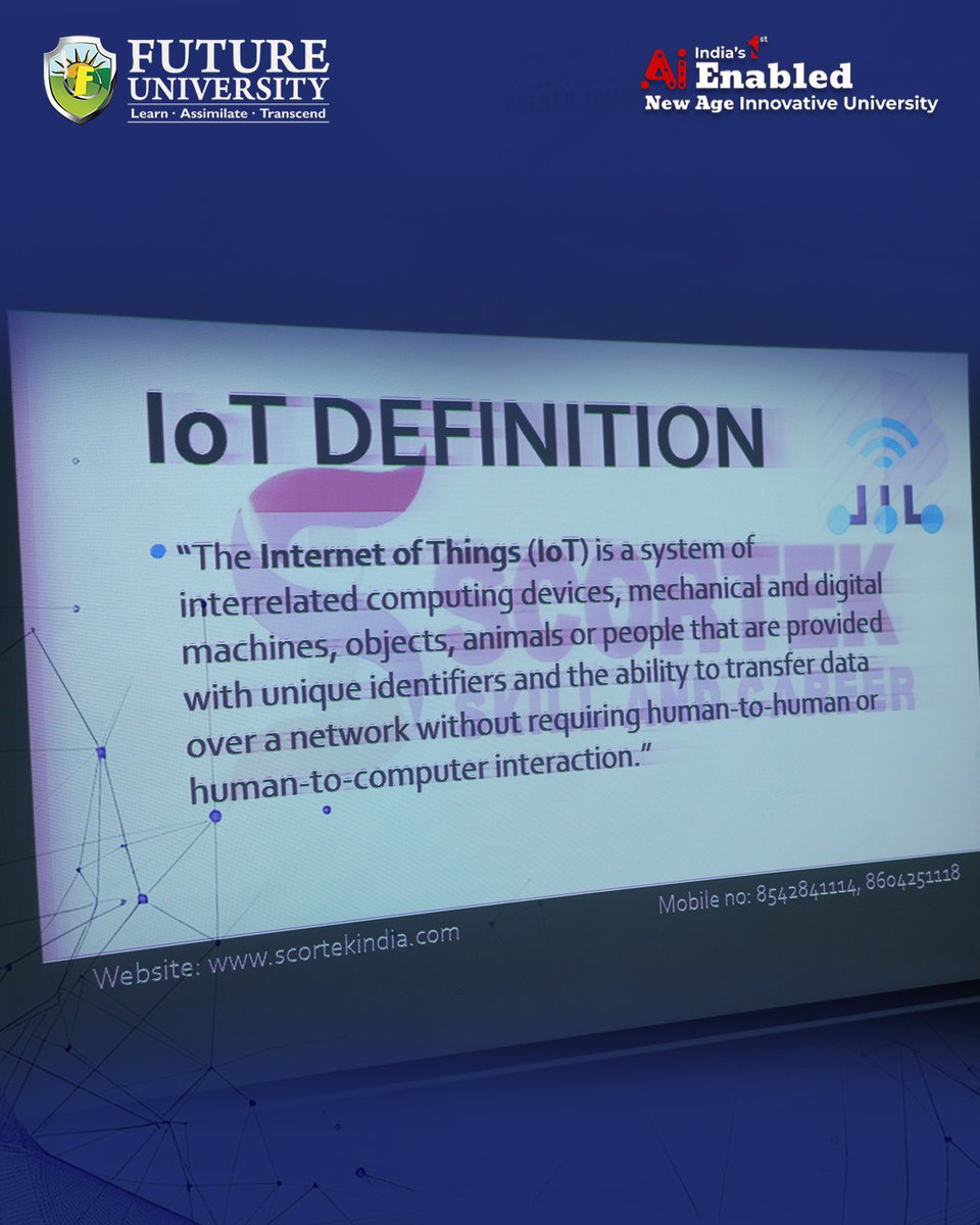futurebareilly's tweet image. ✨ Workshop Highlights | Future University On June 25, we hosted &quot;Empowering Startups Through IoT Innovations&quot; with Scortek India. Insightful session by Mr. Sandeep Kumar, Embedded Engineer. 💡

#FutureUniversity #IoTWorkshop #TechForStartups #ScortekIndia
